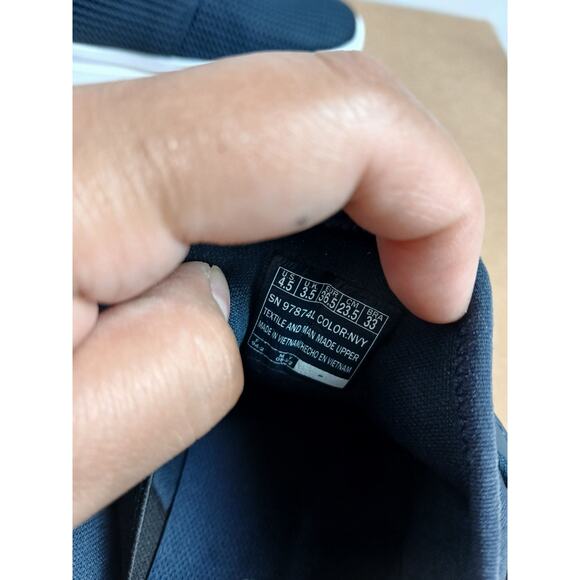 NWT SKECHERS GO RUN Women’s Navy Blue Size 4.5 - Picture 2 of 4